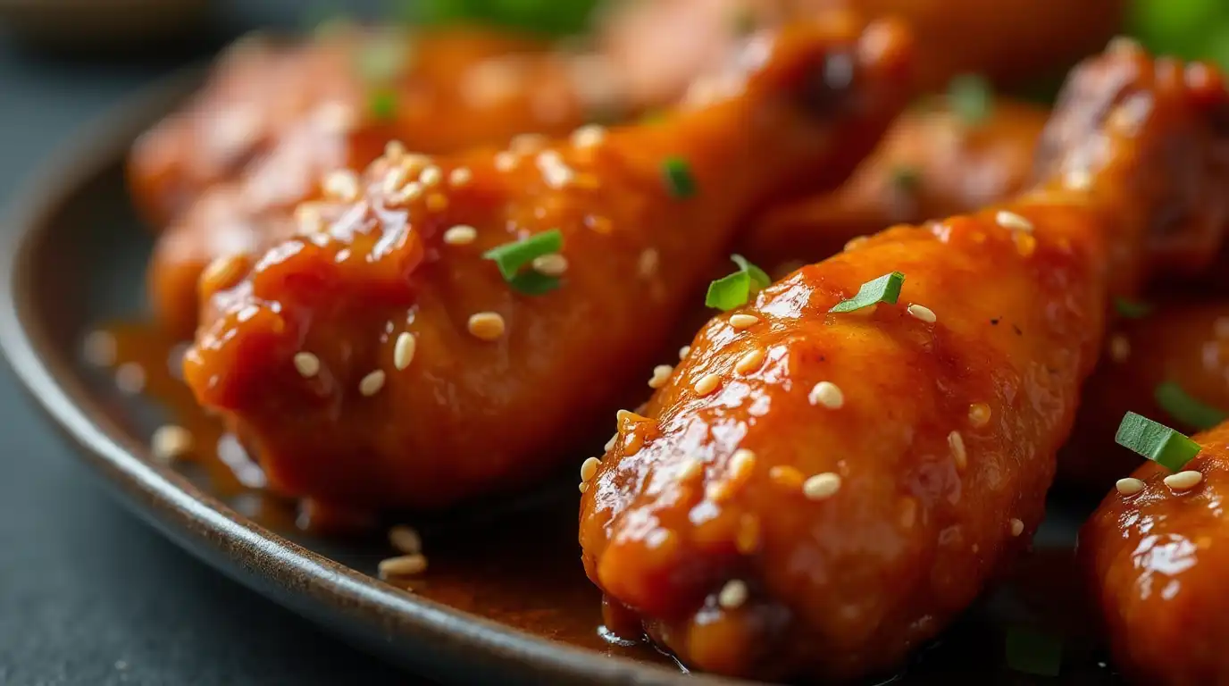 Bowl of honey hot chicken wing sauce