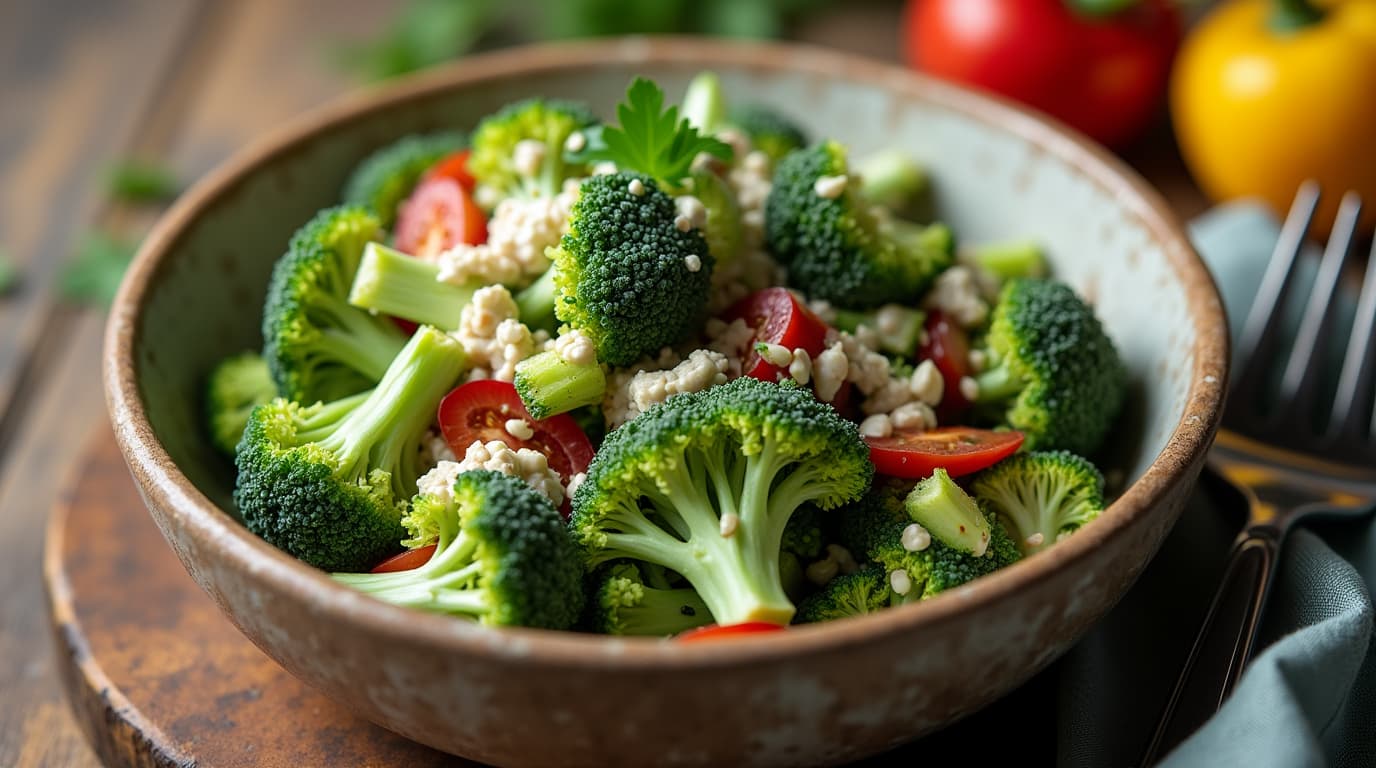 Homemade Naturally Delicious Broccoli Salad