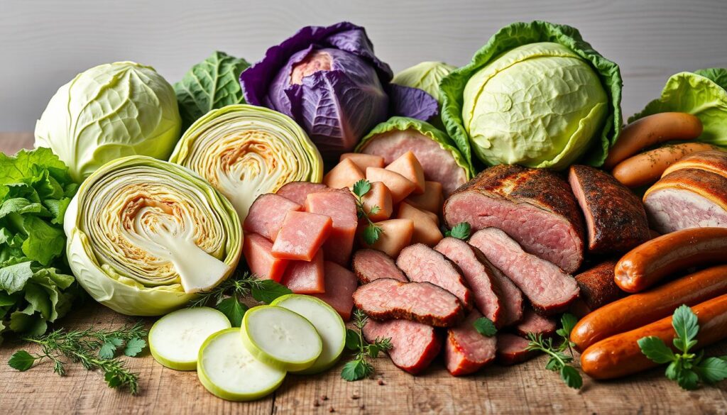 Cabbage varieties for meat dishes