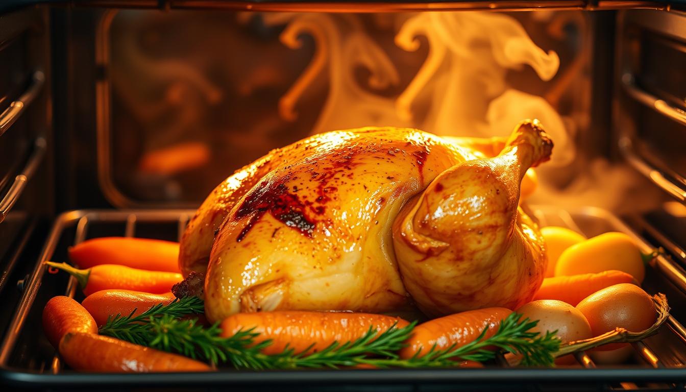 braised chicken in the oven with crispy skin recipe